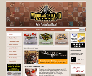 woodlandsradio.net: Woodlands Radio Network - Home
Woodlands Radio Network - Three great stations: Rock n' Roll Reunion, Fabulous Fifties, Radio Stardust. The Woodlands, Texas. We're playing your music.