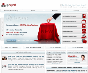 ipexperttrainingsolutions.com: CCIE Training- CCIE R&S,CCIE Voice,CCIE Wireless,CCIE Security | IPexpert Inc.
Pass the coveted CCIE exam with Workbooks, Video & Audio on Demand Courses, Rack Rental and Bootcamps from the premier CCIE Certification training provider.