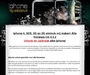 iphone-4g-unlocken.nl: Iphone 4 unlocken - Maak jouw iphone simlock vrij met onze software!
Iphone 4g unlocken, online je iphone simlock vrij maken met de unlock software