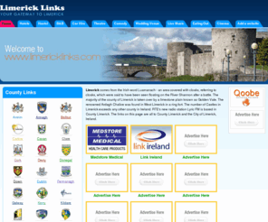 limericklinks.com: Links of interest to Limerick and County Limerick
Follow these links for information on Limerick and County Limerick (Ireland).