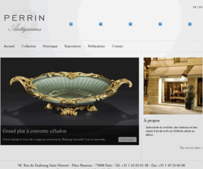 perringallery.com: Galerie Perrin | Galerie de Mobilier, Objets d'Art, Tableaux et Dessins Anciens du18eme Siècles
Experts reconnus en mobilier français, objets d'art, sculptures et tableaux de la fin du XVIIème siècle au début du XIXème siècle. Les Perrin, père et fils…