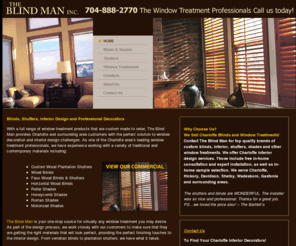 theblindmannc.com: Blinds, Shutters and Window Treatments at The Blind Man, Charlotte
The Blind Man sells and installs blinds, shutters, and window treatments