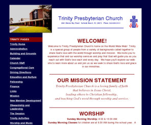 trinitypresbychurch.com: Trinity Presbyterian Church - Surfside Beach, SC
