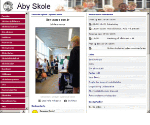 aaby-skole.dk: Skoleporten Åby Skole
Åby Skole   officielle websted med informationer, nyheder, skemaer, telefonnumre og mailadresser 