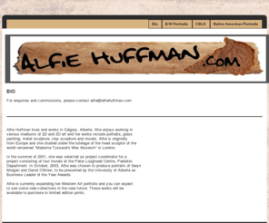 alfiehuffman.com: www.AlfieHuffman.com - Bio
www.AlfieHuffman.com - Bio