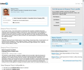 dwayneperry.com: Dwayne Perry  | LinkedIn
View Dwayne Perry's professional profile on LinkedIn.  LinkedIn is the world's largest business network, helping professionals like Dwayne Perry discover inside connections to recommended job candidates, industry experts, and business partners.