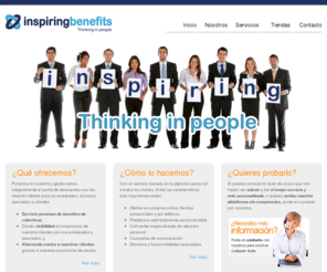 inspiringbenefits.com: Descuentos para empleados, clientes y asociados – Inspiring Benefits | Inspiring Benefits | Thinking in people
Descuentos para empleados, clientes y asociados - Inspiring Benefits