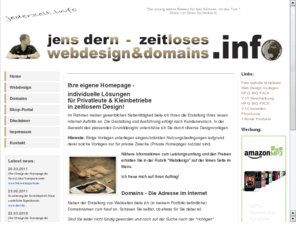 jederzeit.info: jederzeit.info - Webdesign & Domains - Jens Dern
Webdesign & Domains - Jens Dern