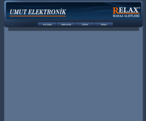 relaxmed.net: UMUT ELEKTRONİK - RELAX MASAJ ALETLERİ
