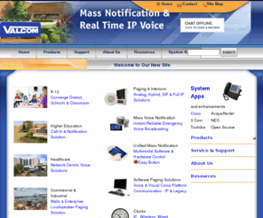 valcom.com: Valcom The Leader in Analog and IP Voice Systems
The Leader in Analog Paging and IP Voice Paging Systems