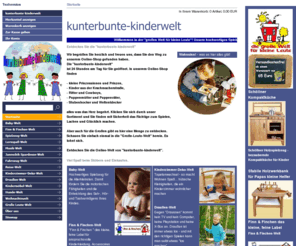 kunterbunte-kinderwelt.mobi: kunterbunte-kinderwelt
Wir begrüßen Sie herzlich und freuen uns, dass Sie den Weg zu unserem Online-Shop gefunden haben.