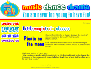 littlemagictrain.com: Welcome to Little Magic Train - Angelina Ballerina - ballet classes suitable for children of all ages in your local area
Little Magic train offer classes for children from 18 months plus. With themed classes with Angelina Ballerina and RAD in your area