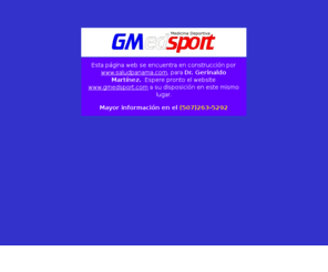gmedsport.com: Medicina Deportiva en Panamá
Página web del Dr. Gerinaldo Martínez, especialista en Medicina Deportiva, República de Panamá