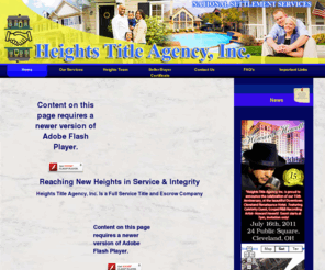 heightstitleagency.com: Heights Title Agency
Reaching New Heights in Service & Integrity.