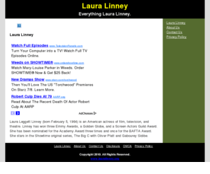 lauralinney.org: Laura Linney - LauraLinney.org
Everything Laura Linney.