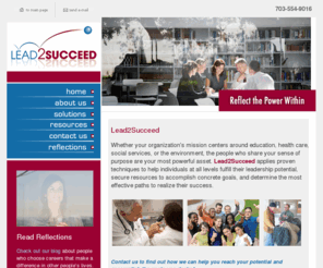 lead2succeed.biz: Lead2Succeed - Home
Lead2Succeed helps business and individuals achieve success
through management consulting, leadership development, business process
improvement, strategic planning, and life and business coaching.