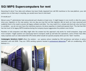 rent-a-sgi.com: SGI MIPS Supercomputers for rent.
