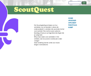 scoutquest.com: ScoutQuest - Activiteiten voor opkomsten en kampen van Scoutinggroepen
