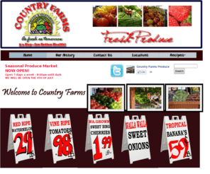 countryfarmsmarket.com: Welcome to Country Farms
Country Farms Website