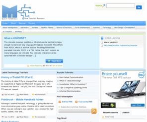 muchtutorials.com: Muchtutorials.com | Free online tutorials resource. Read and submit free tutorials | Best Tutorials Resource
Learn and submit free tutorials of business,management, graphics designing, web designing, web development, databases,programming ,certification and m