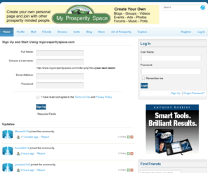 myprosperityspace.com: My Prosperity Space
My Prosperity Space is a community for those who take charge of their lives and live to the fullest.