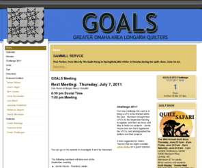 greateromahalongarmquilters.org: goalsquilters.com
GOALS: Greater Omaha Area Longarm Support Group