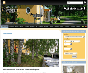 kustleden.com: Kustleden, Hälsingland, vandrarhem, kanotcentral, galleri vid kusten
Billigt boende i rum eller lägenhet, stuga vid havet i norra Hälsingland. Vandrarhem och semesterlägenheter strax norr om Hudiksvall och söder om Sundsvall vid E4.