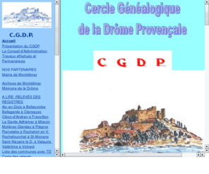 genea26provence.com: CGDP - Cercle Généalogique de la Drôme Provençale
Cercle Généalogique de la Drôme Provençale - Montélimar