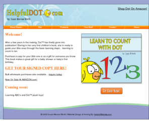 helpfuldot.com: Helpful Dot by Susan Merrow Worth
Helpful Dot Children's Novelty