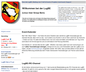 lugbe.ch: Linux User Group Bern
Linux User Group Bern - LugBE