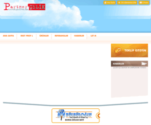 partnercelik.net: ŞİRKET PROFİLİ
Partner Çelik Konstrüksiyon ve Vinç Sanayii Resmi İnternet Sitesi