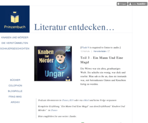 prinzenbuch.de: Prinzenbuch | Literatur entdecken
Literatur entdecken…