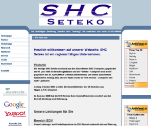 seteko.com: Willkommen bei SHC Seteko GbR
