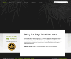 stageshowandsell.com: Setting the Stage to Sell Your Home
StageShowAndSell