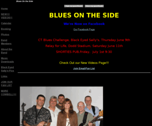 bluesontheside.com: Blues on the Side Home
Blues on the Side, blues band music, Ozmun, Leyland, Bech, Brown, Fletcher, blues band, music, 