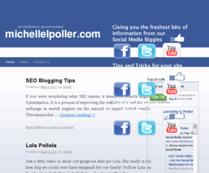 michellelpoller.com: SEO and Facebook Traffic Tips and Strategies
Helping you get traffic, to websites, utilising SEO and free and low cost traffic techniques, including Facebook and Twitter. Let me help you become an expert in driving traffic to your website and as a result make money!