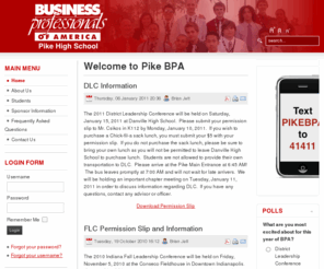 pikebpa.com: Welcome to Pike BPA
Pike BPA is a chapter of Business Professionals of America located in Indianapolis, IN.