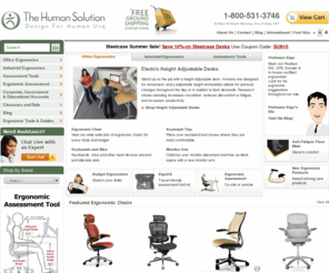 humansolve.com: Selling ergonomic chair, monitor arm, keyboard tray, computer desk, Humanscale, and other products
Selling ergonomic chair, monitor arm, keyboard tray, computer desk, Humanscale, and other products