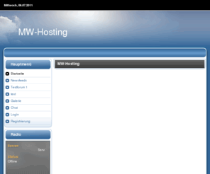 mw-hosting.org: Startseite
Joomla! - dynamische Portal-Engine und Content-Management-System