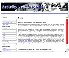 securityleak.com: Security Leak Magazine (TM)
Designs for Unreal Tournament and Tactical Ops