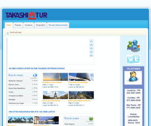 takashitur.com: Home
Passagens aéreas;Pacotes de Viagem; Cruzeiros Marítimos;Trabalho no exterior;Intercâmbio 