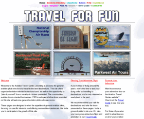 travelforfun.com: Aviation Travel Center for Pilots and Their Families
Aviation Travel Center for Pilots and Their Families.