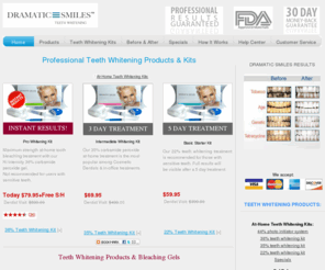 bestteethwhiteningsystem.com: Teeth Whitening Products - Dental Gels & Kits
Professional teeth whitening gel system. The same products and kits that dentist use for tooth whitening and bleaching.