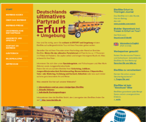 bierbike-erfurt.de: bierbike-erfurt.de - Start
