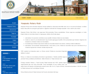 haapsalurotary.ee: Haapsalu Rotary klubi
Haapsalu Rotary klubi