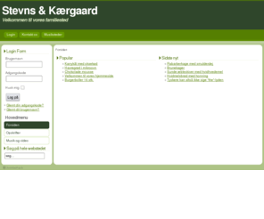 kaergaard.org: Velkommen til forsiden
Familien Stevns&Kærgaard