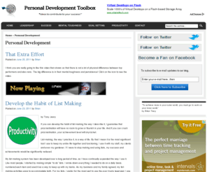 personaldevelopmenttoolbox.net: Personal Development
A resource for personal development information.