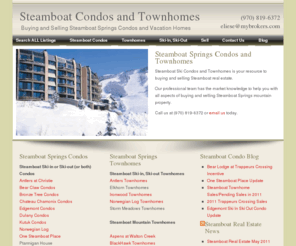 steamboatskicondos.com: Steamboat Condos and Townhomes
Your Resource for Buying and Selling Steamboat Springs Condos, Townhomes, and Second Homes