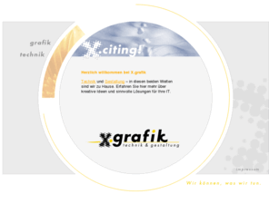 xgrafik.net: . . : X.grafik . Ingrid Riess . grafikdesign . werbung . technik in nürnberg : . .
X.grafik, Ingrid Riess, Nürnberg, Grafik, Design, Technik, DTP, Freelance