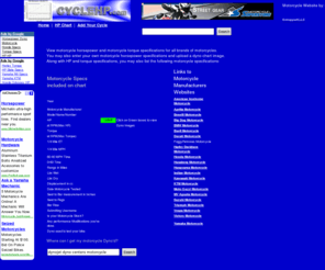 cyclehp.com: CycleHorsePower.com Motorcycle Dyno Charts - motorcycle Specifications comparison Dyno runs, Dyna motorcycle, Performance motorcycle, Tuning, motorcycle Horsepower, Torque, hp, Speed, Street, bimota,entropysoft,llc,american ironhorse,aprilia,benelli,big dog,bmw,buell,ducati,harley davidson,honda,husaberg,husqvarna,indian,kawasaki,ktm,moto guzzi, mv agusta,suzuki,triumph,vespa,victory,yamaha,dynojet
Free Online motorcycle horsepower reference. Add your motorcycle specs for Free. List your cycle hp torque 1/4 mile time, quick cycle hp reference. Upload your horsepower chart to be included in your motorcycles specs.